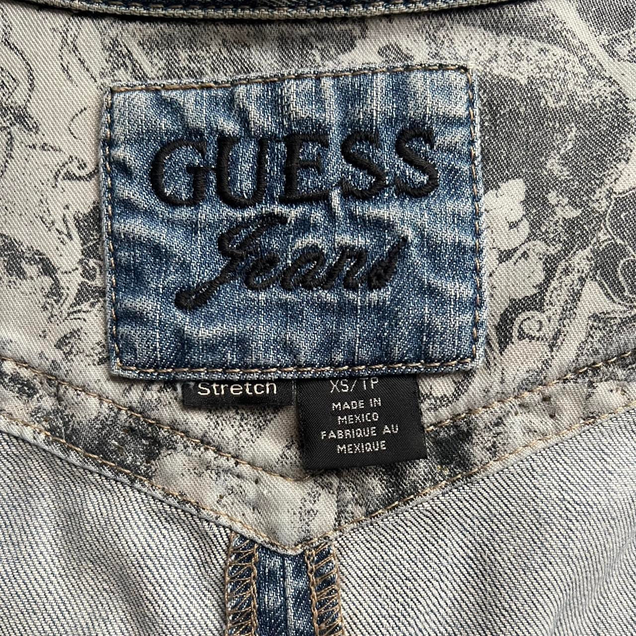 GUESS jeans studded denim jacket