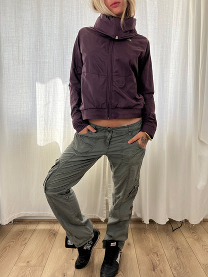 Vintage khaki cargo trousers