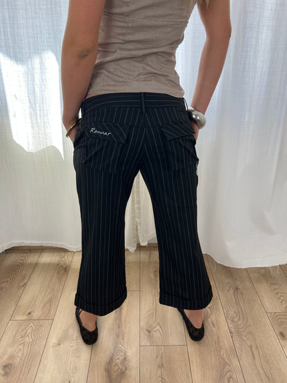 Vintage pinstripe capris