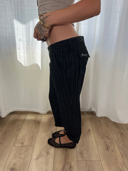 Vintage pinstripe capris