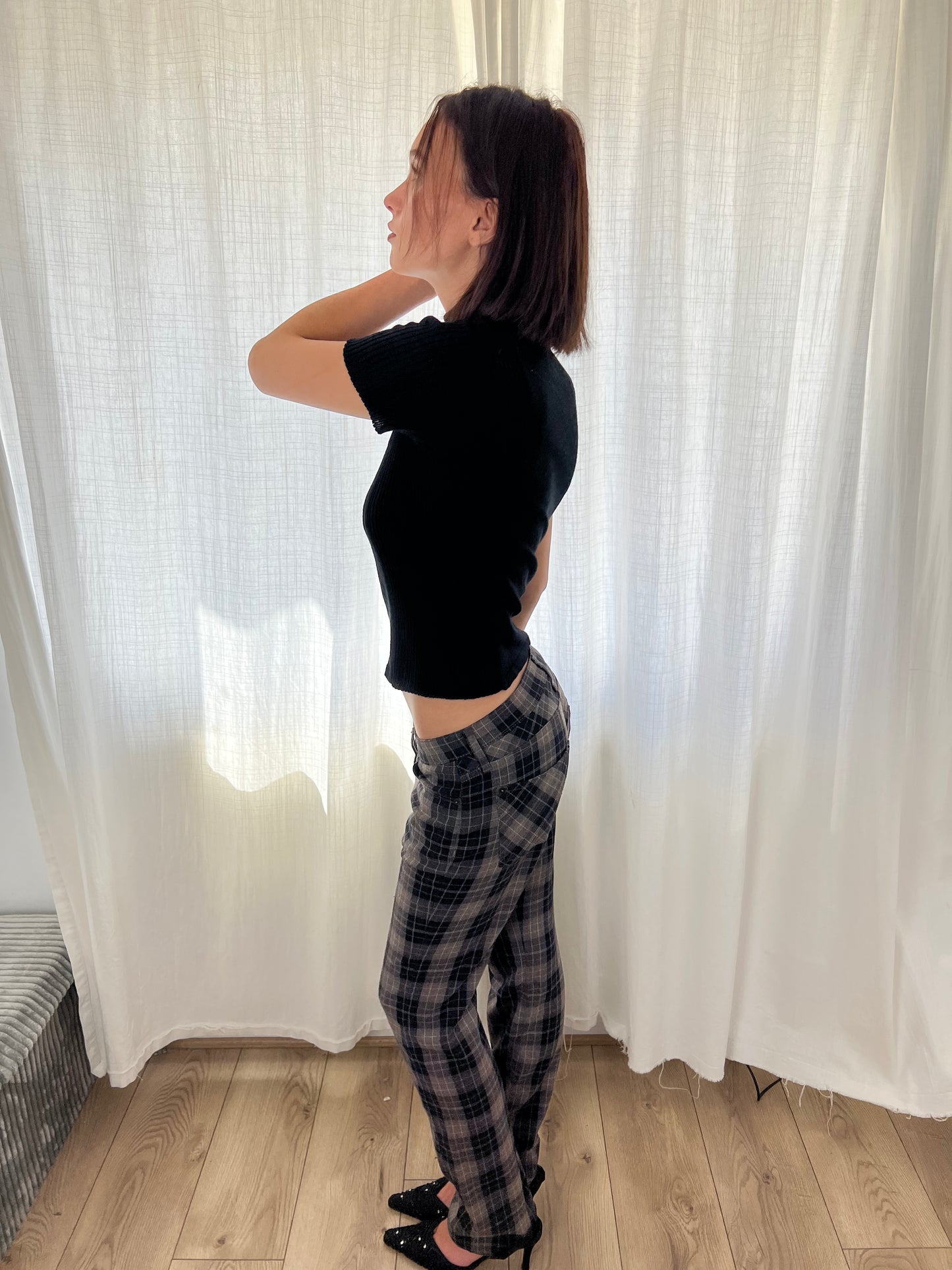 Cop Copine plaid trousers