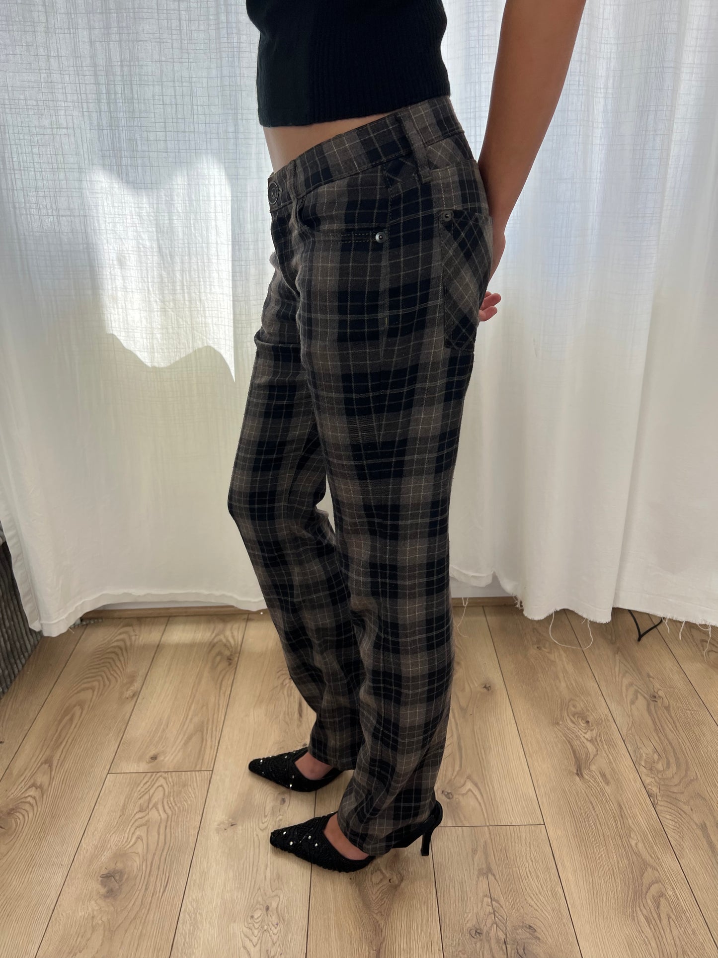 Cop Copine plaid trousers