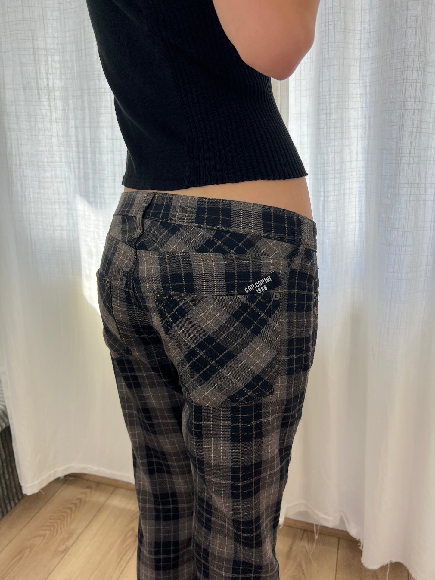Cop Copine plaid trousers
