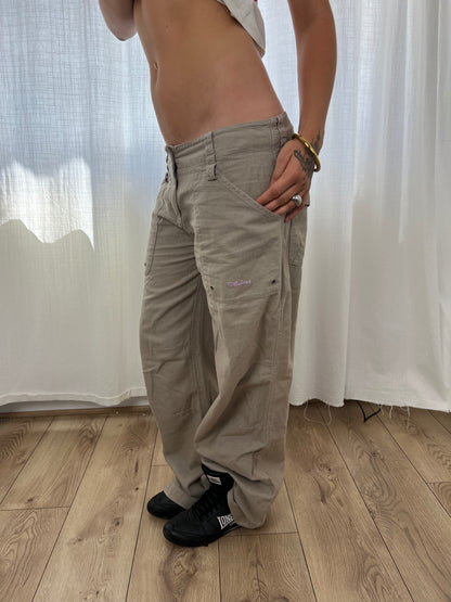Billabong wide leg linen trousers