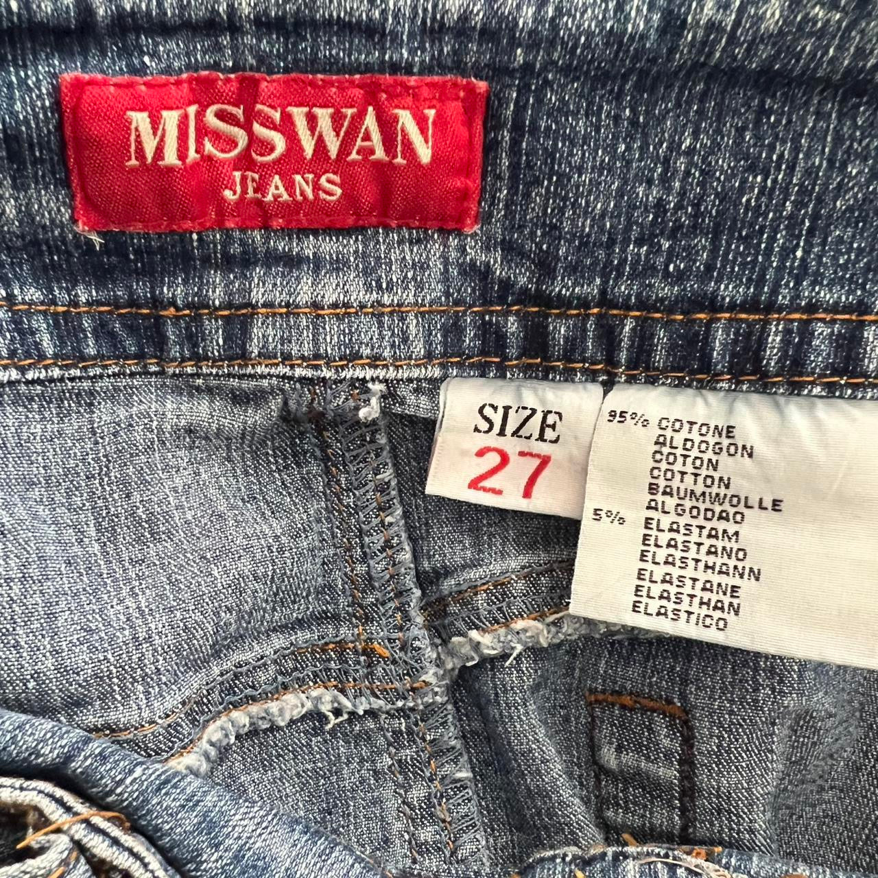 blue denim cargo midi skirt