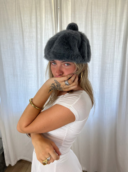 Kangol grey beret
