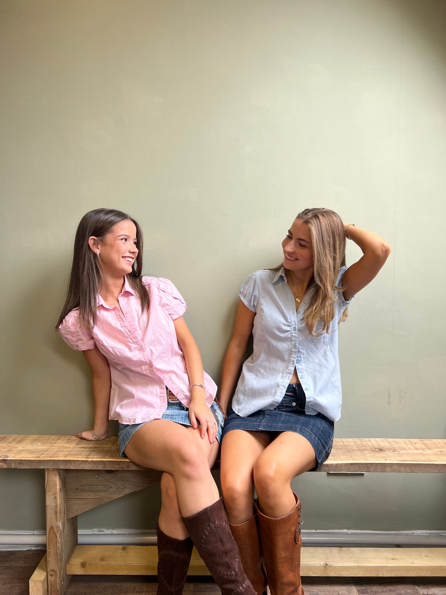 vintage 00s pink blouse