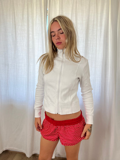 s.Oliver white zip up