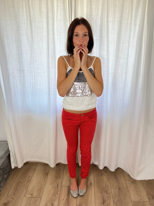 MAX&Co polka dot trousers