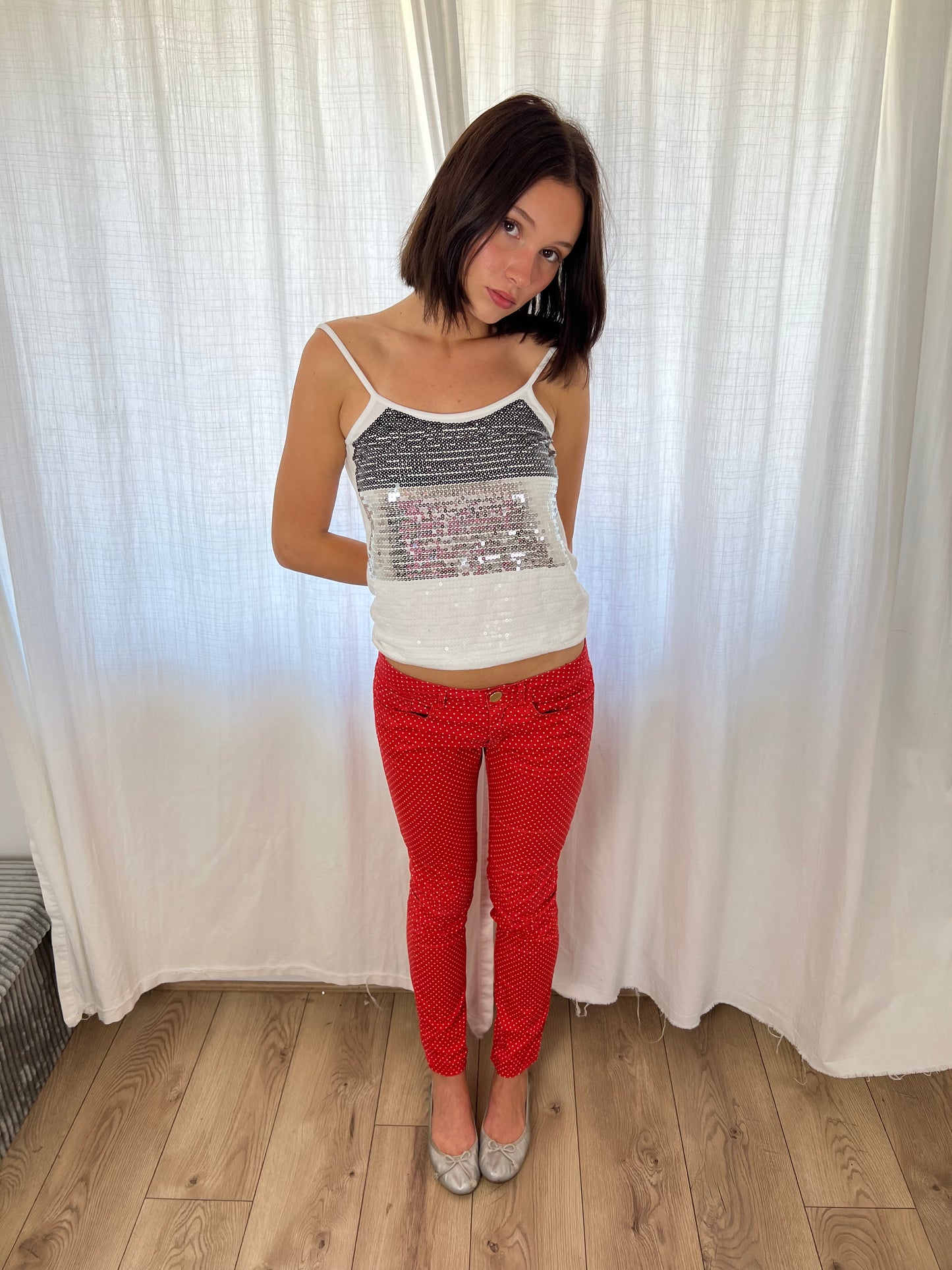 MAX&Co polka dot trousers