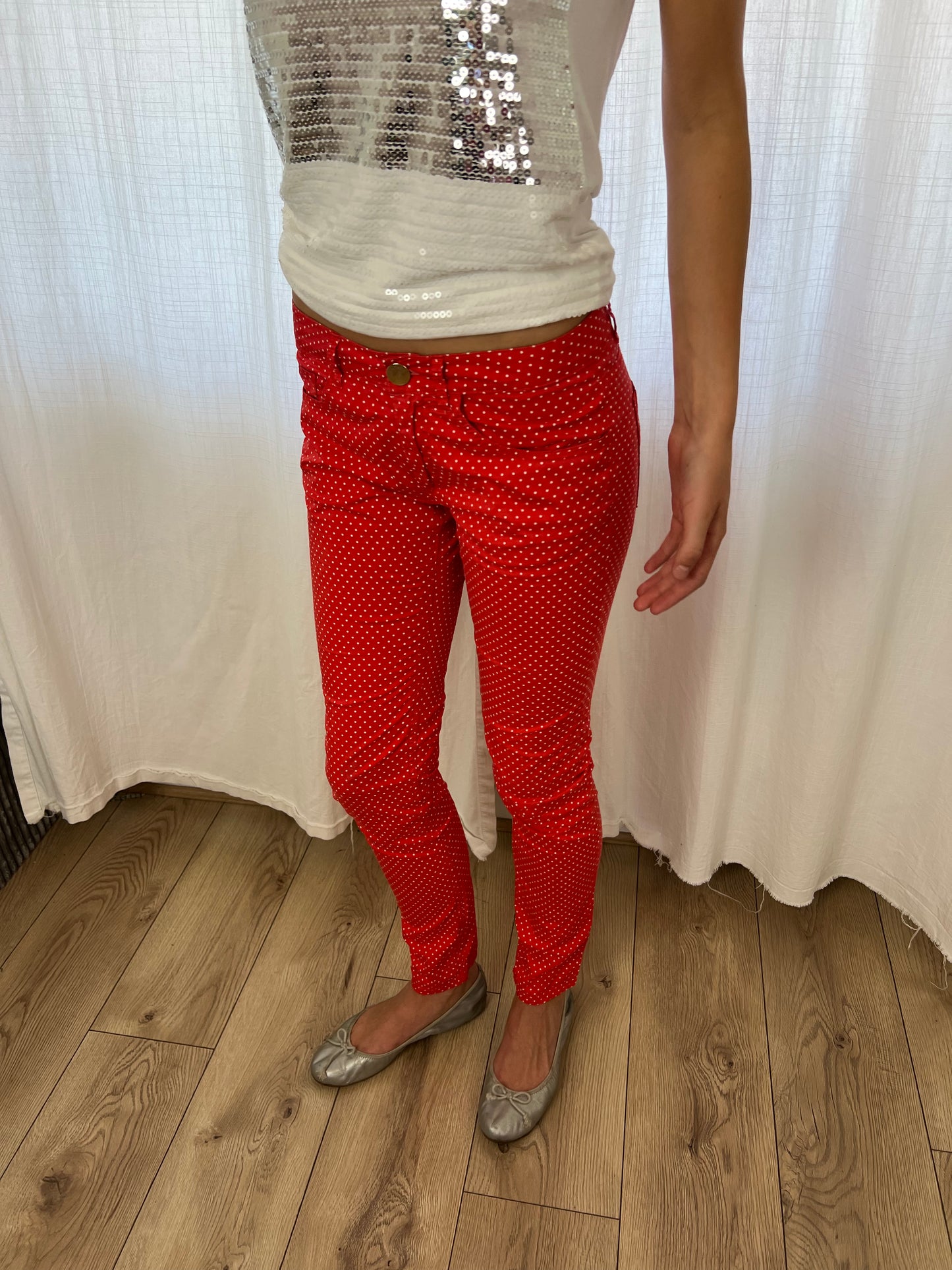 MAX&Co polka dot trousers