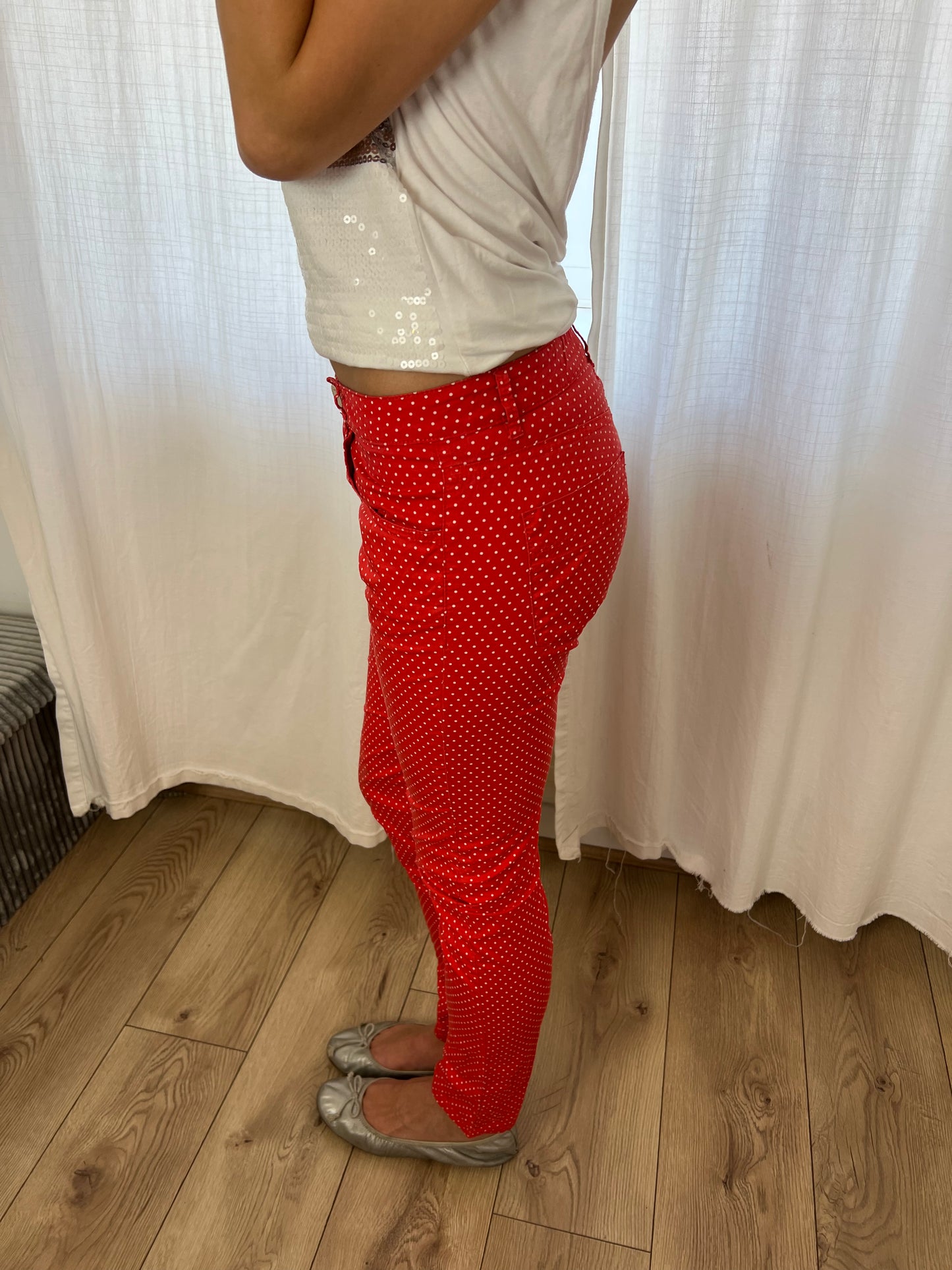 MAX&Co polka dot trousers