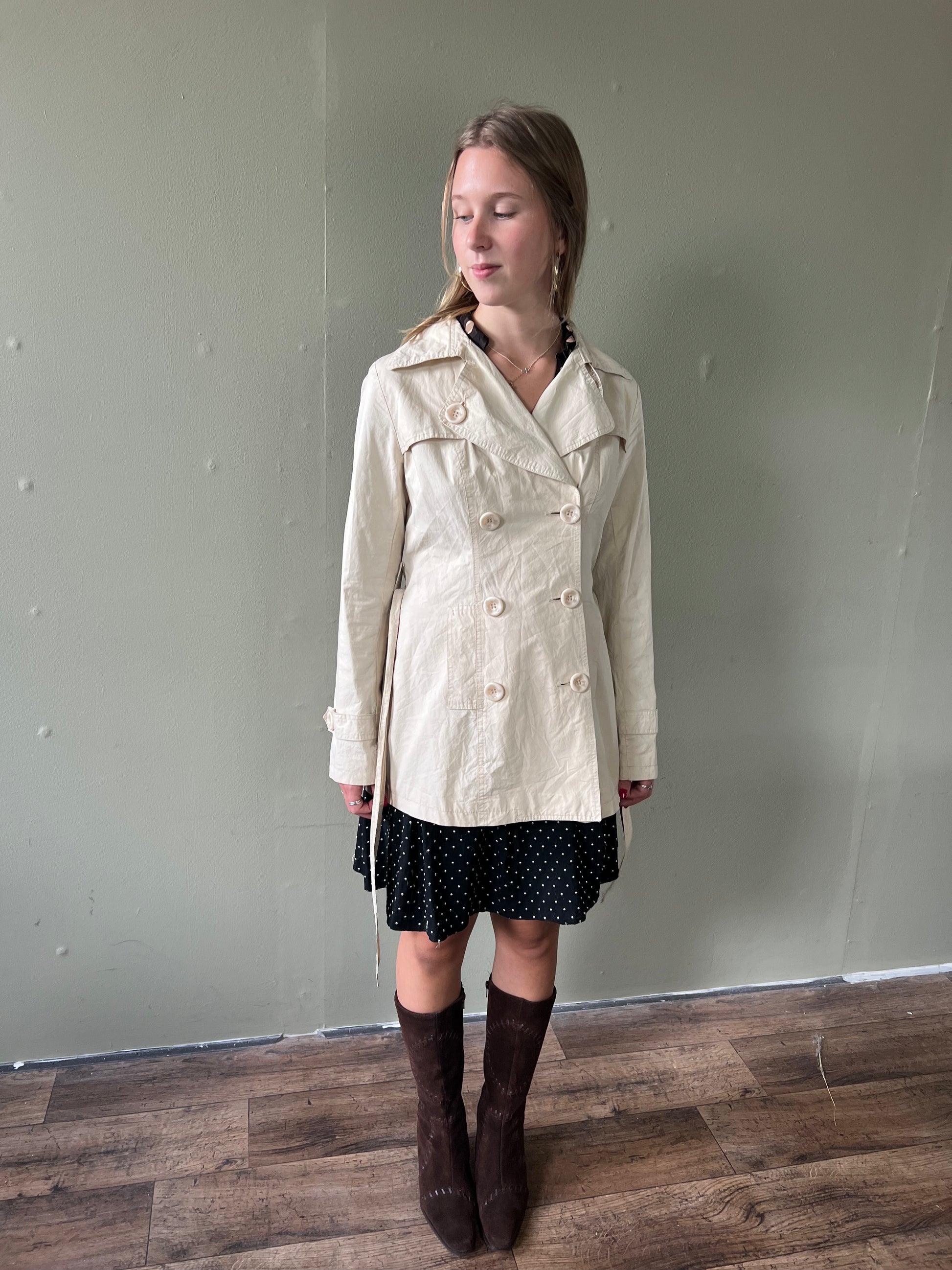 MaxMara cream peacoat
