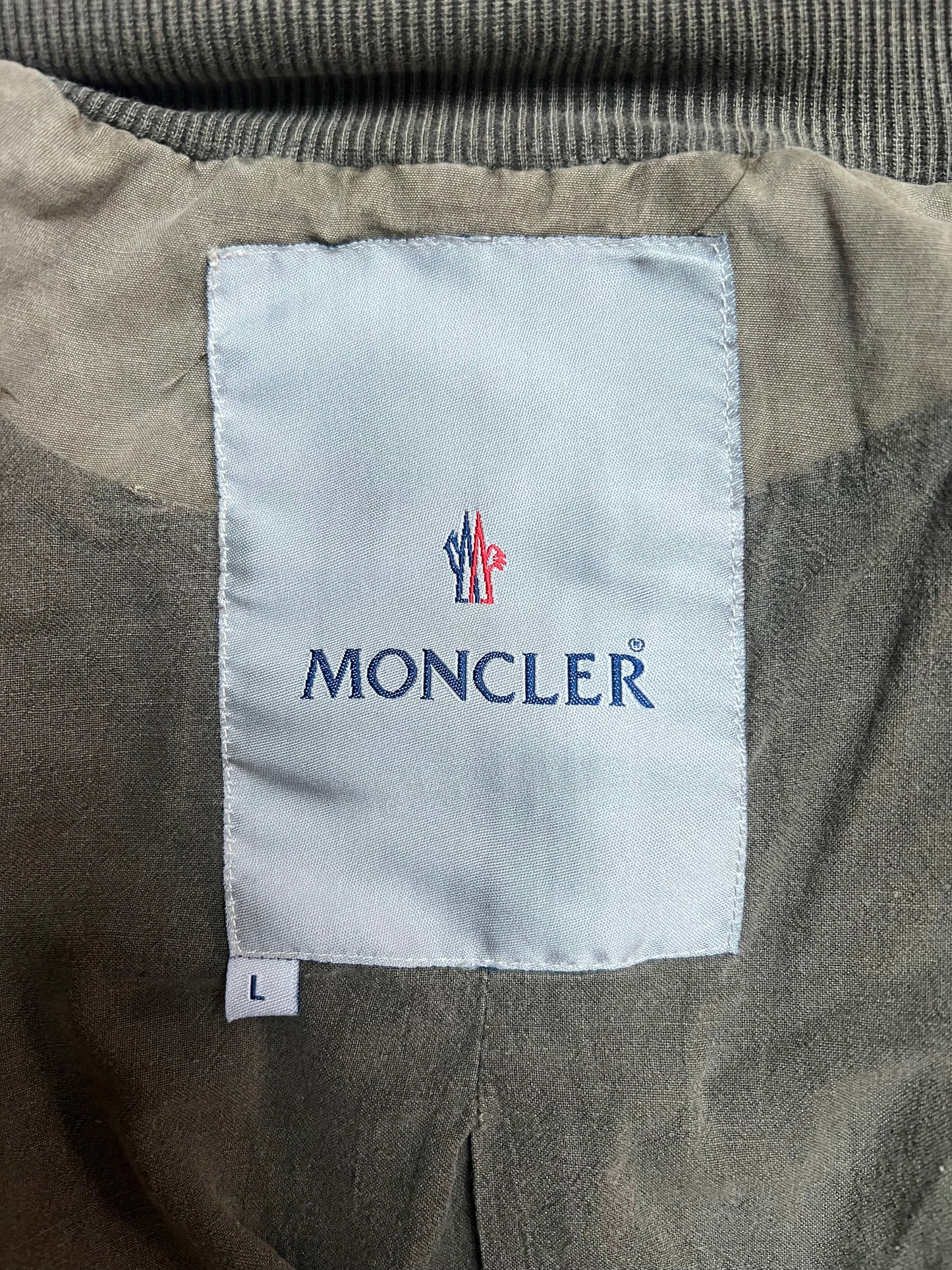 Moncler khaki jacket, M