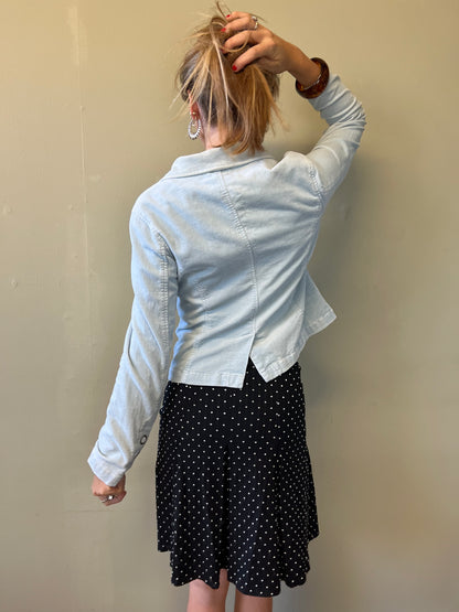 vintage 00s baby blue blazer
