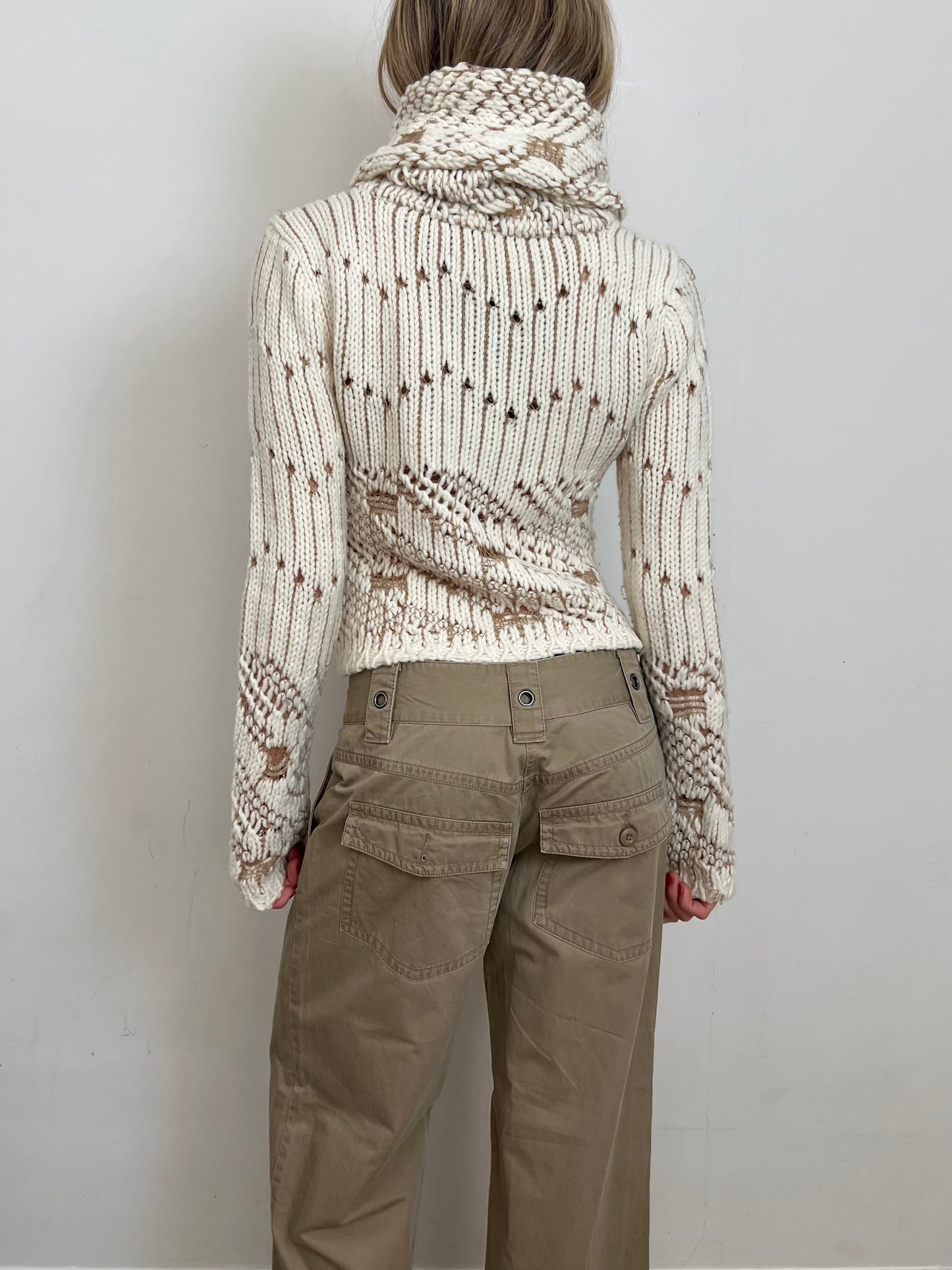 knit roll neck, S/M