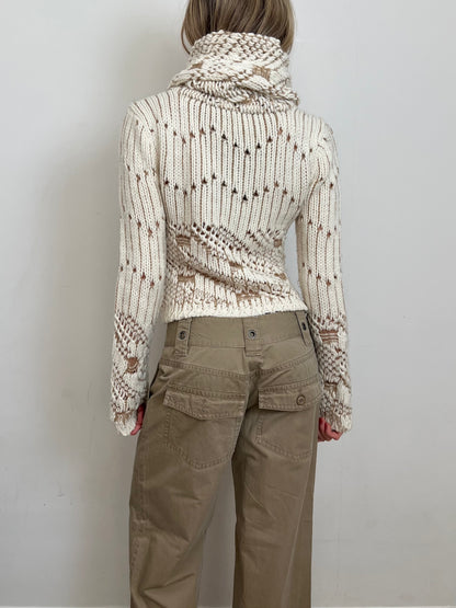 knit roll neck, S/M
