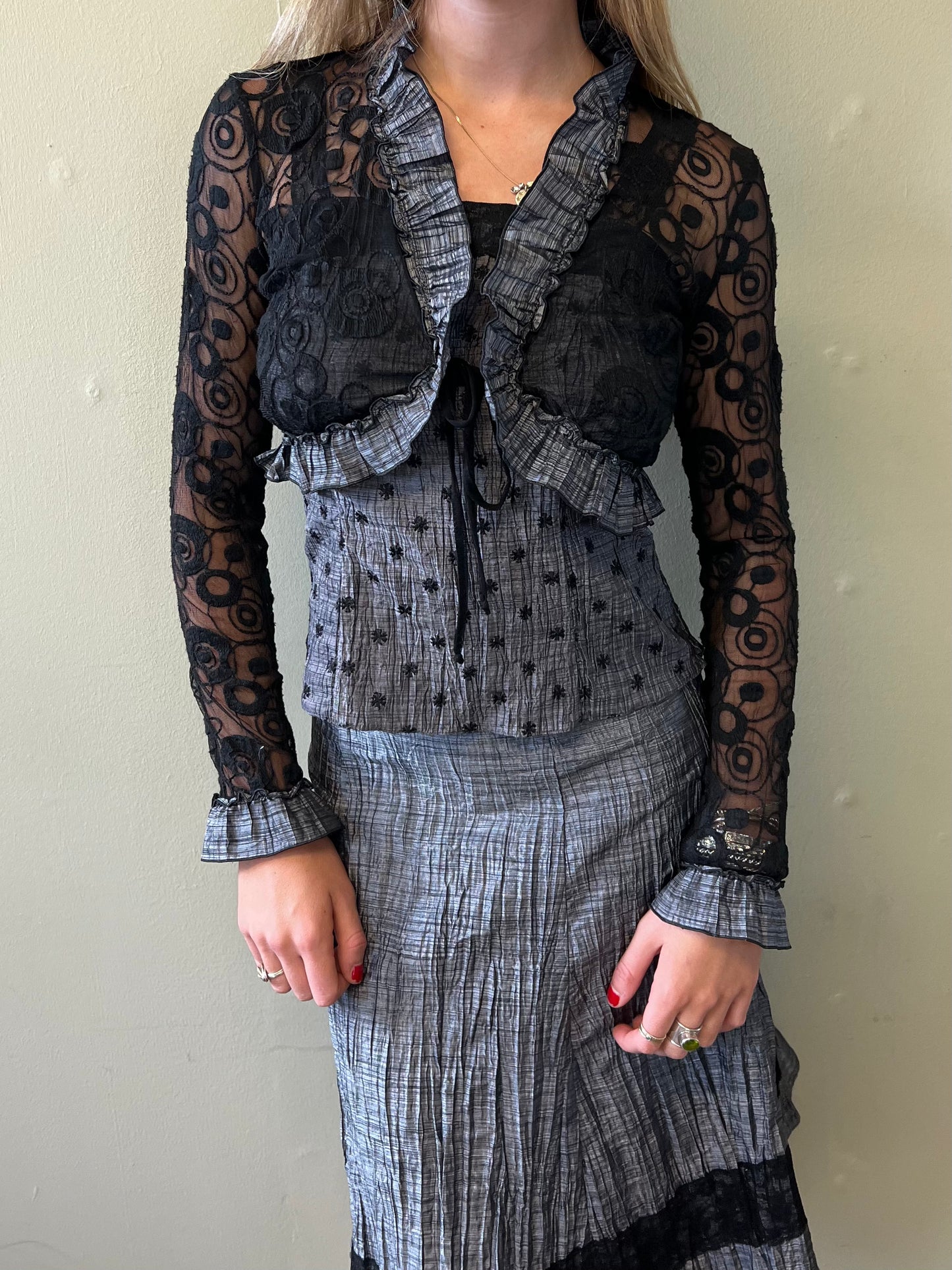 vintage grey 3 piece suit