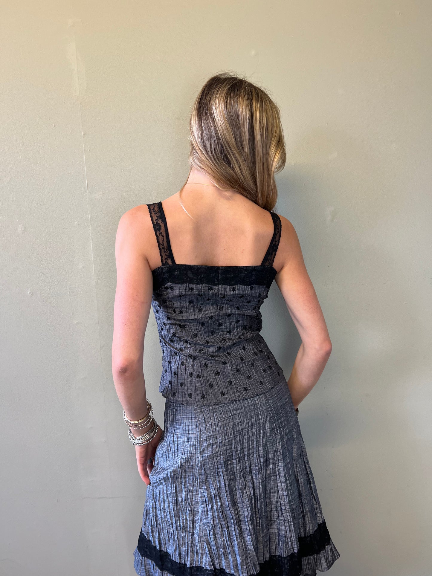 vintage grey 3 piece suit