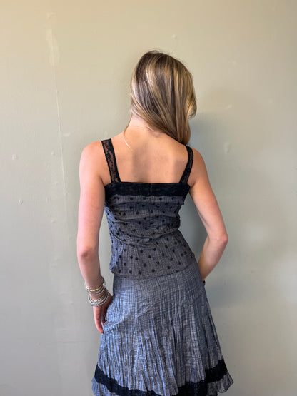 vintage grey 3 piece suit