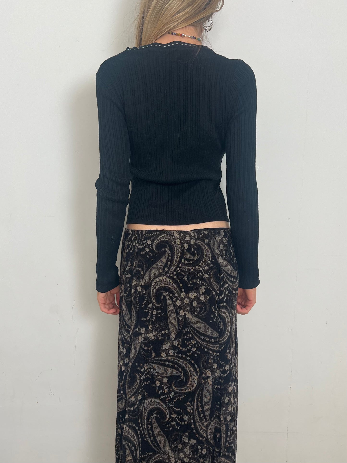 knit cardigan, M