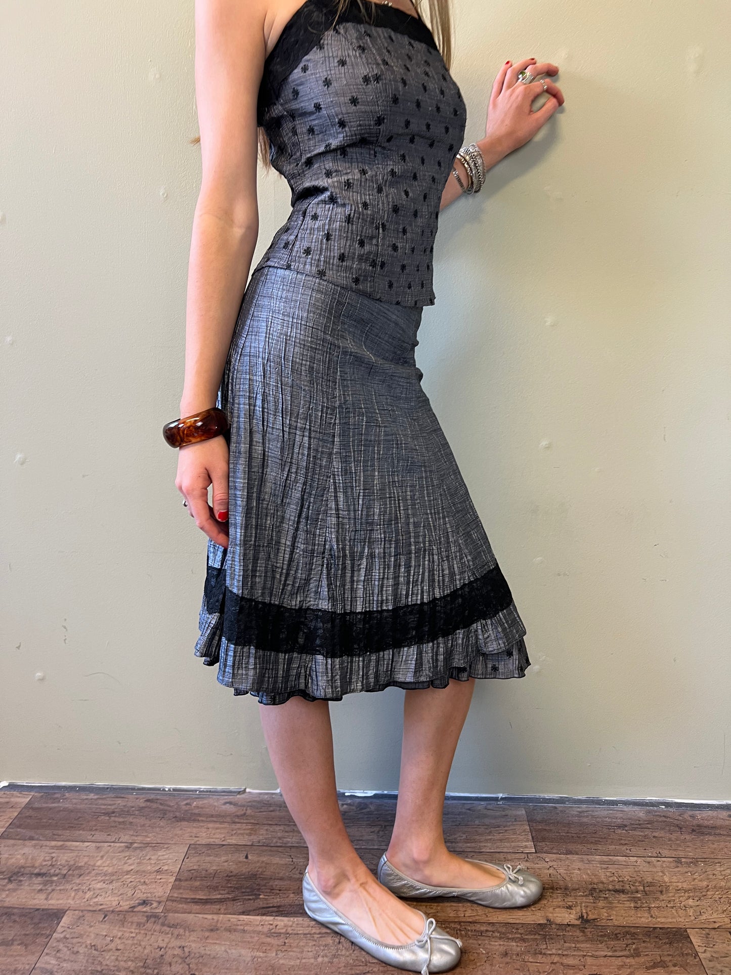 vintage grey 3 piece suit