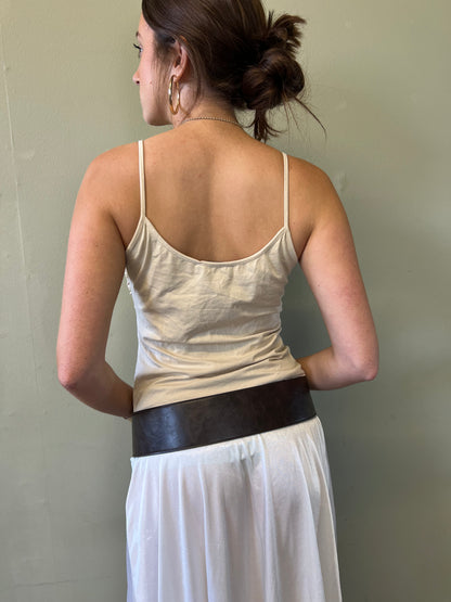vintage 00s cream cami top