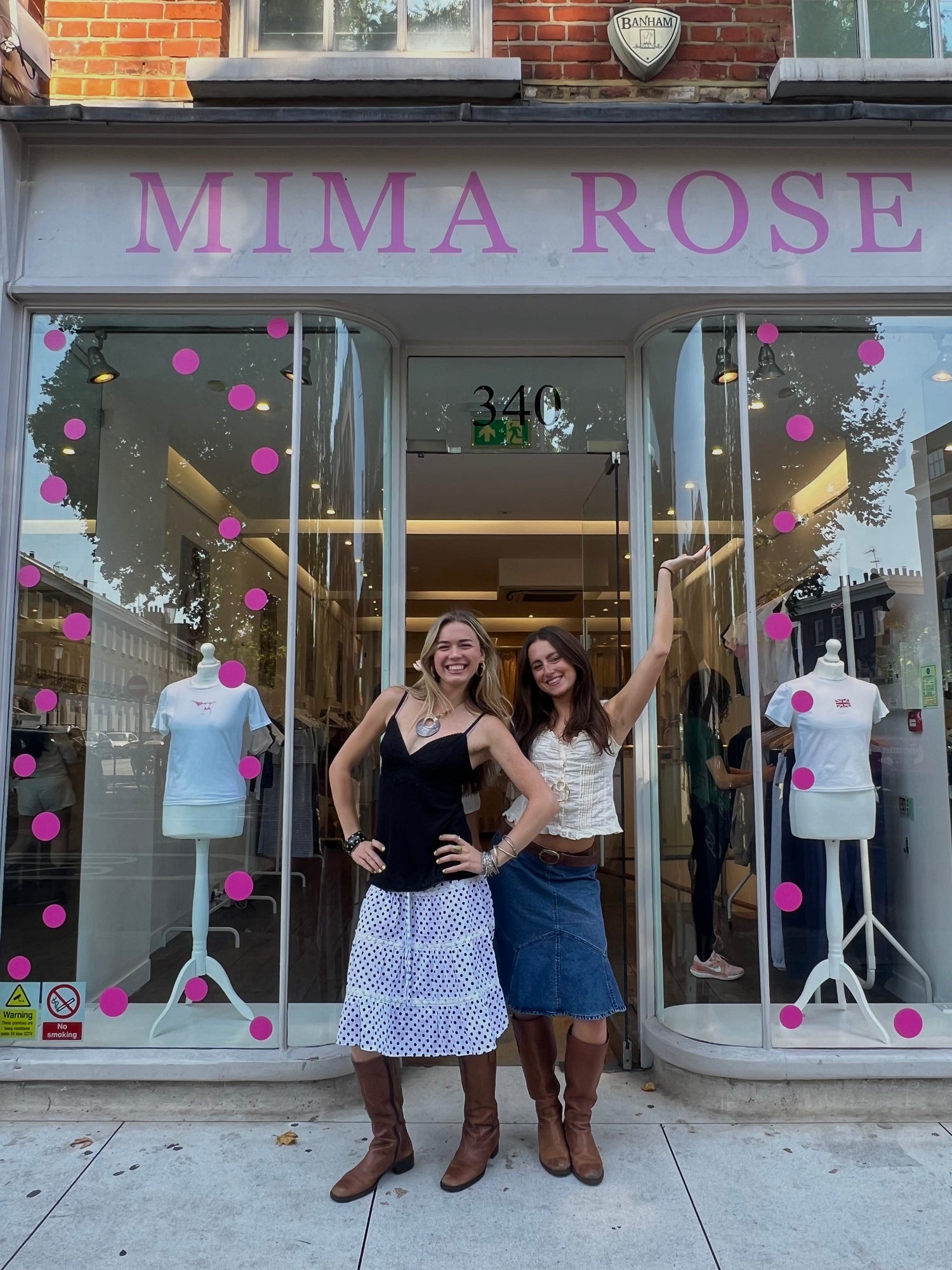 tamavintage at the Mima Rose pop-up on Kings Road